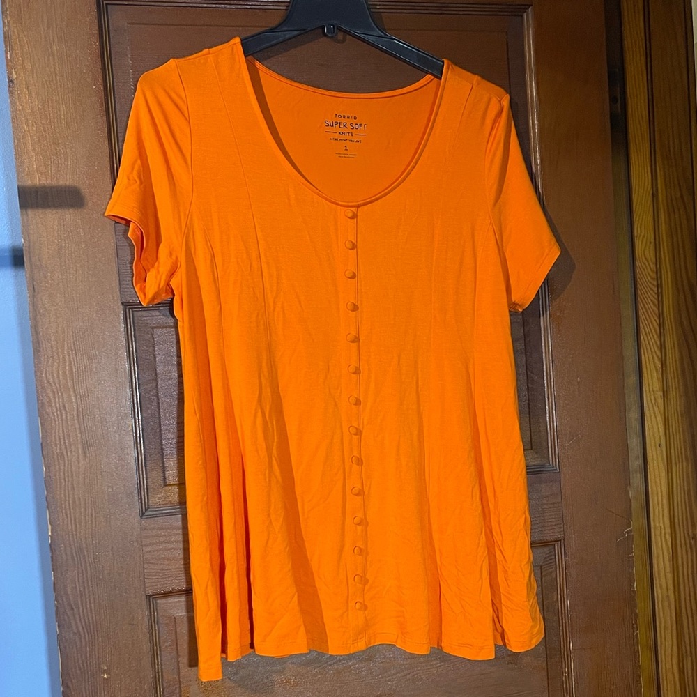 Torrid orange shirt